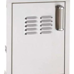 Premium Single Access Door with Tank Tray and Louvers (21 x 14½)