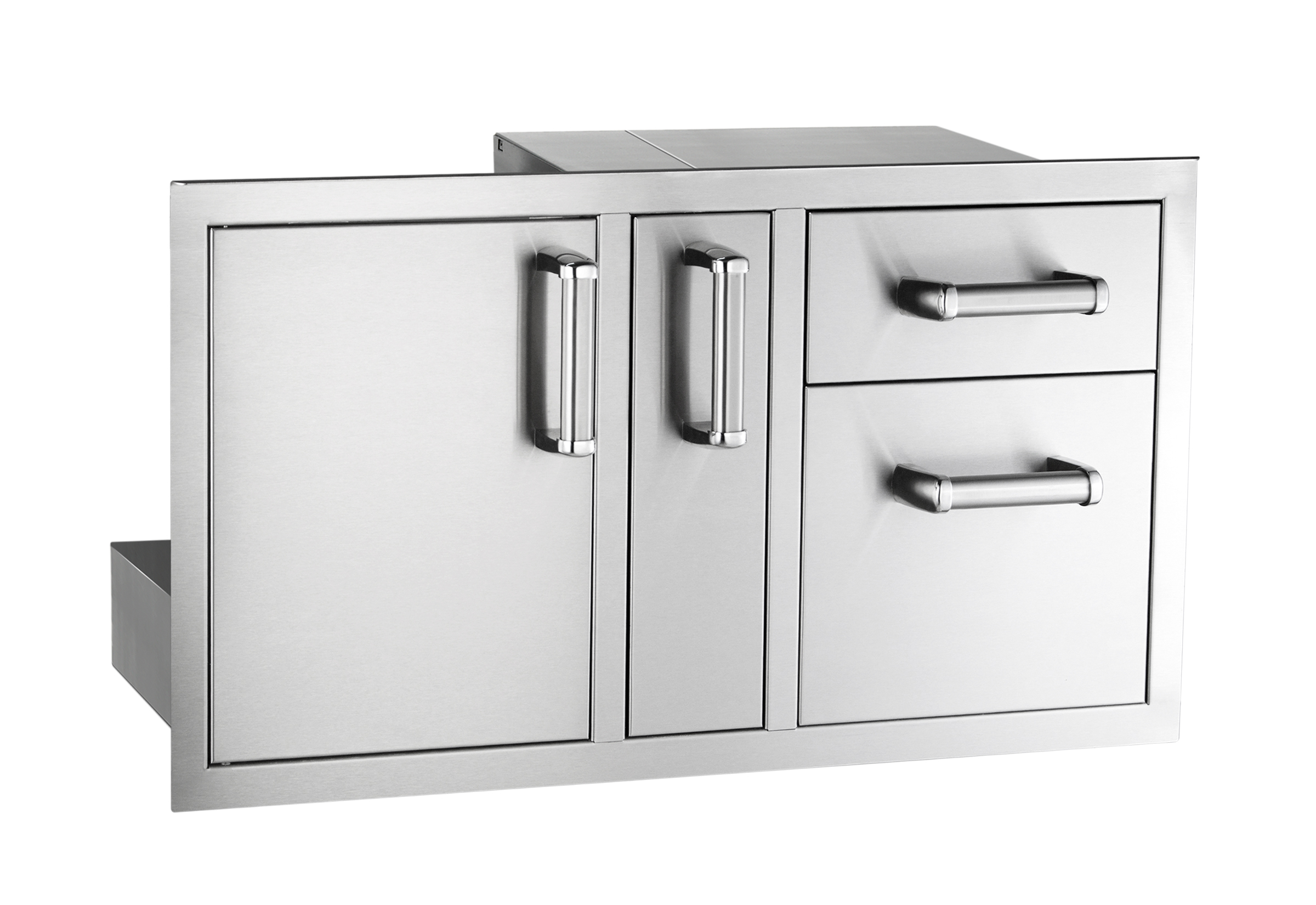 Premium Access Door with Platter Storage and Double Drawer (18½ x 36½)