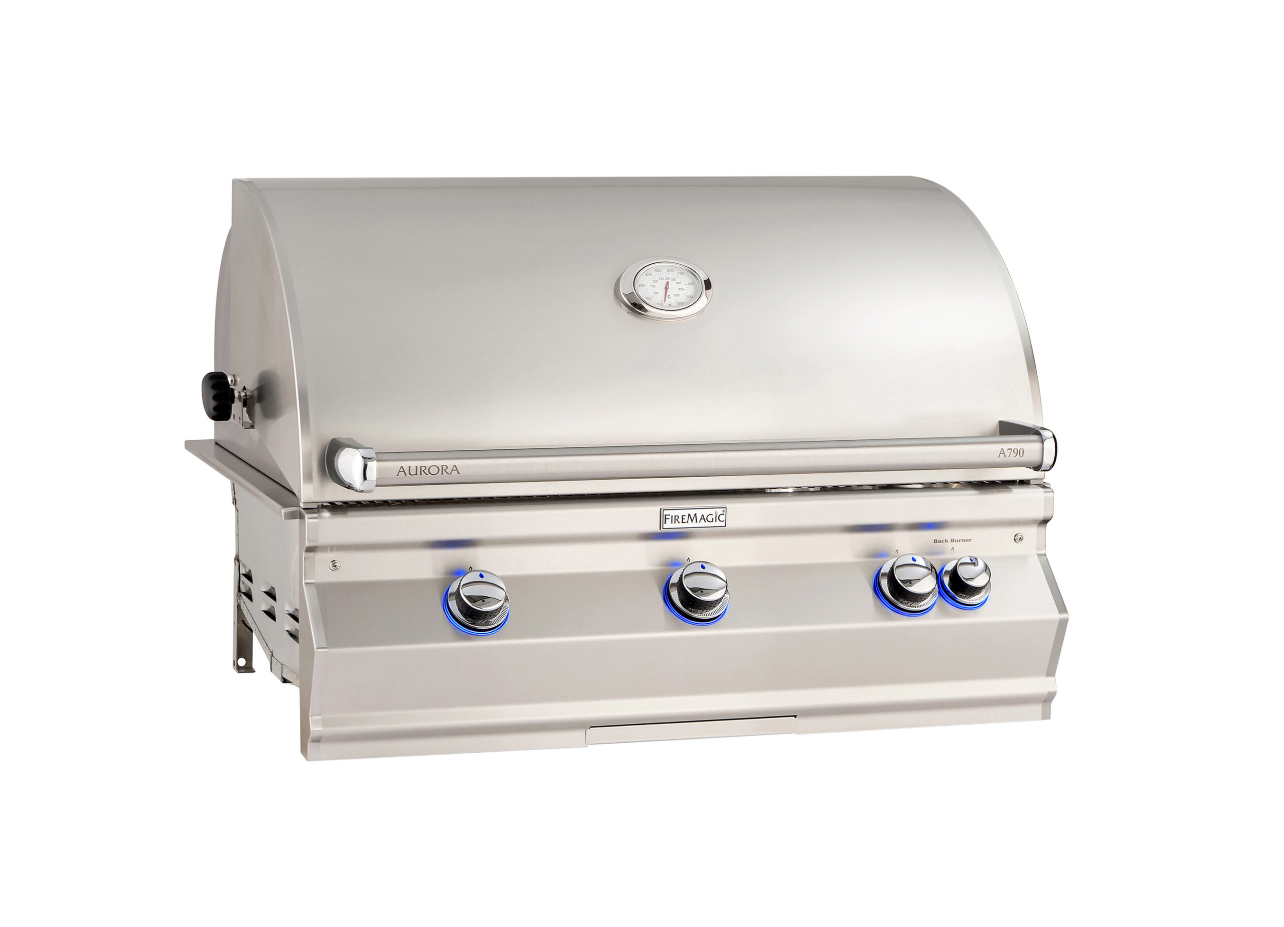 A790i Aurora 36" Built-In Grill with Analog Thermometer and Infrared Burner